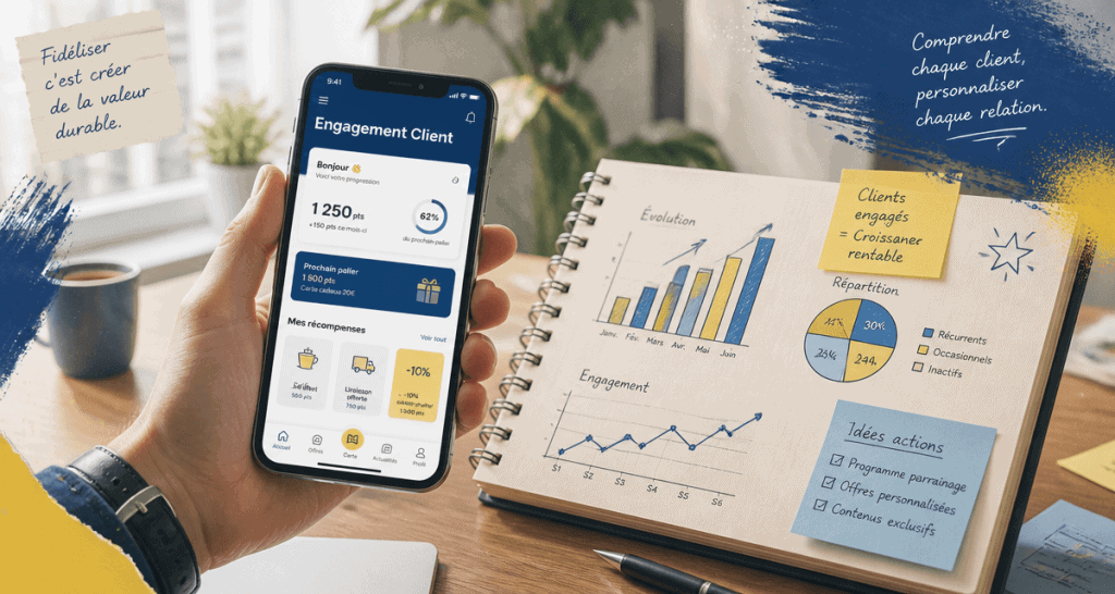customer engagement application fidélité smartphone
