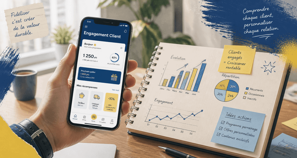 customer engagement application fidélité smartphone