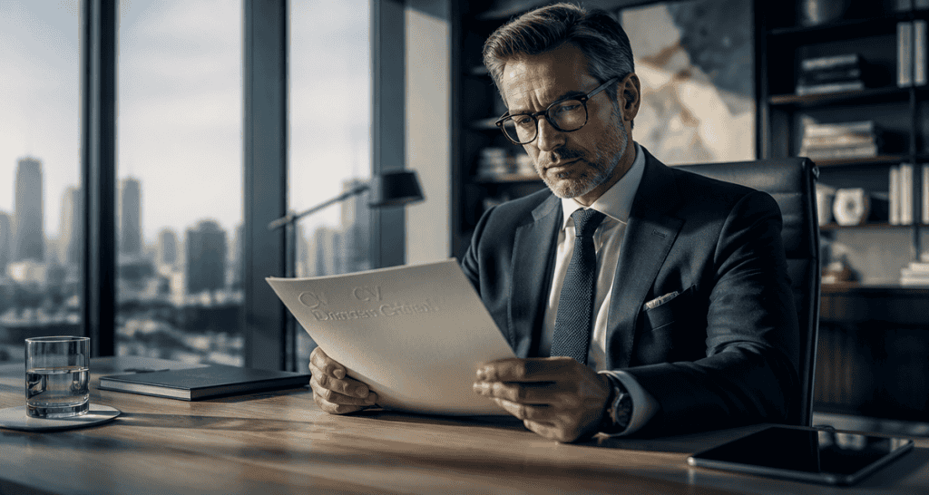 cv directeur général consultant un cv dans un bureau