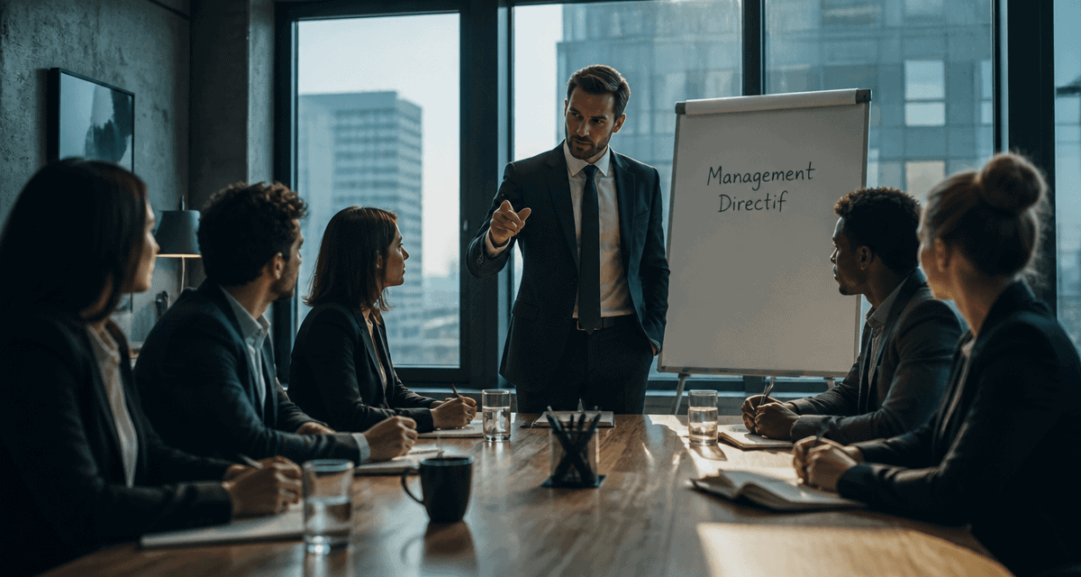 manager management directif donne instructions