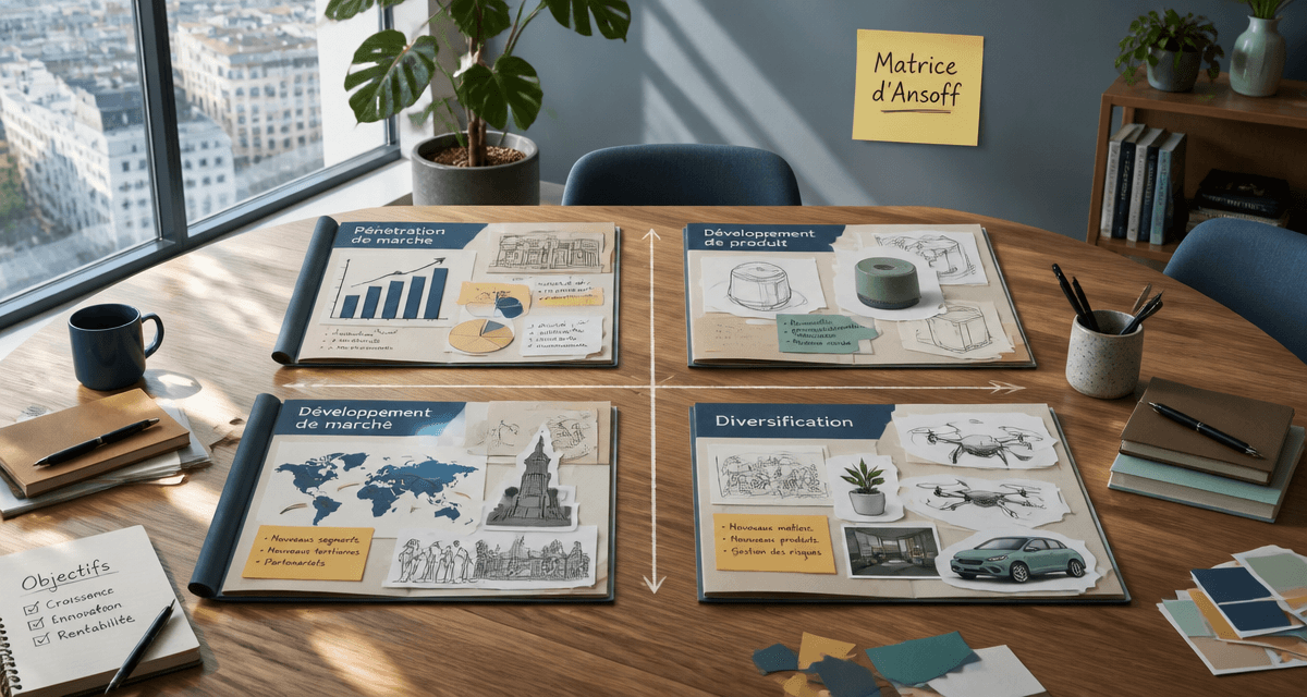 matrice ansoff exemple quadrant