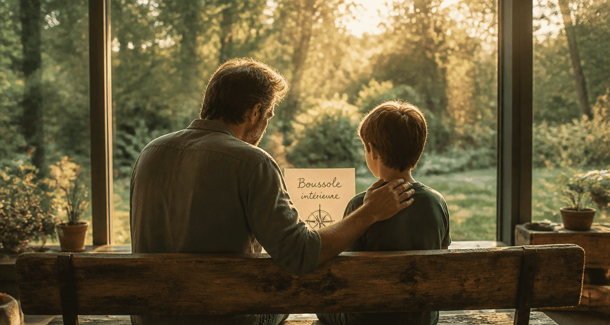 Maturité émotionnelle adulte enfant banc