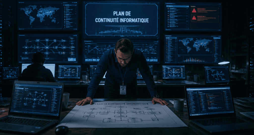 plan de continuité informatique salle de contrôle