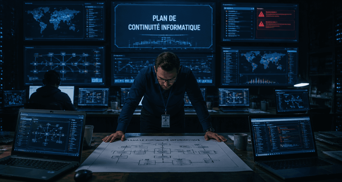 plan de continuité informatique salle de contrôle