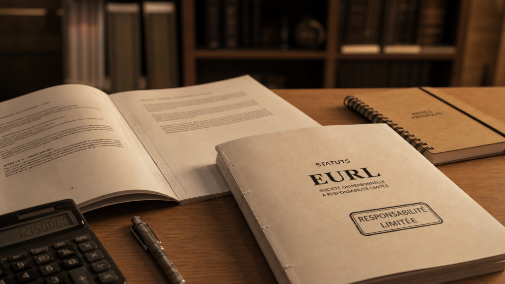 EURL statut : documents juridiques et responsabilité limitée