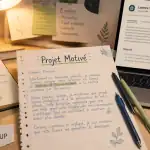 exemple lettre de motiv parcoursup manuscrite sur bureau