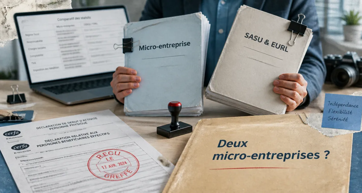 peut on avoir 2 micro entreprise, illustration dossiers entrepreneur