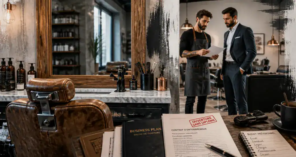 peut on ouvrir un salon de coiffure sans diplome fauteuil documents