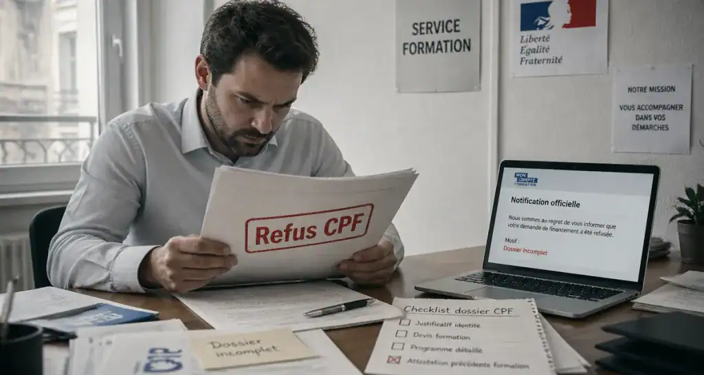refus cpf fonction publique dossier agent