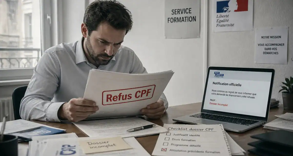 refus cpf fonction publique dossier agent