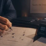 Tests psychotechniques : logique et raisonnement, candidat sur matrice de Raven