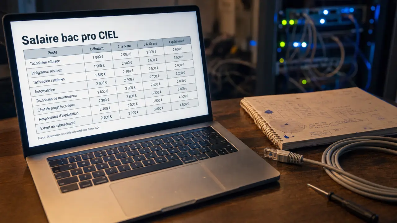 bac pro ciel salaire 1600 à 2200 €