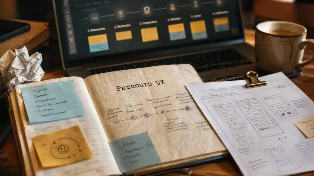 Devenir ux designer : portfolio et tests utilisateurs sur un bureau UX