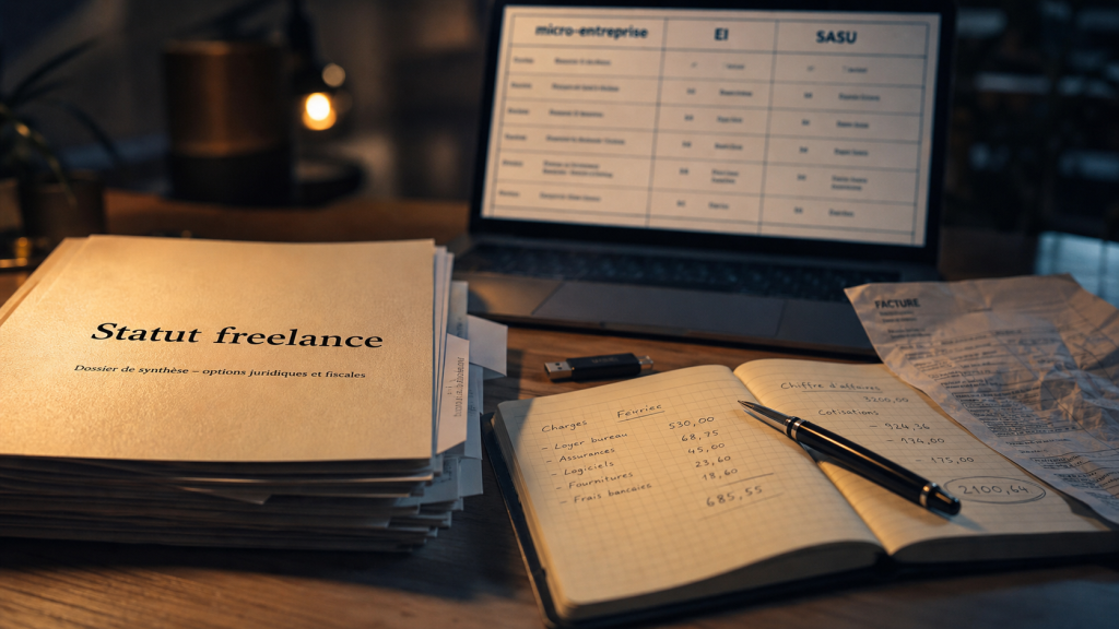 Quel statut pour un freelance : micro-entreprise, SASU ou portage salarial