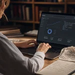 Reconversion data analyst : portfolio et formation courte, dashboard SQL sur ordinateur