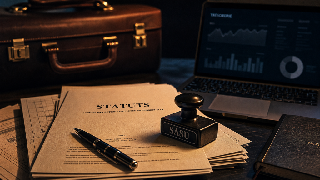 SASU forme juridique : statuts de création et documents