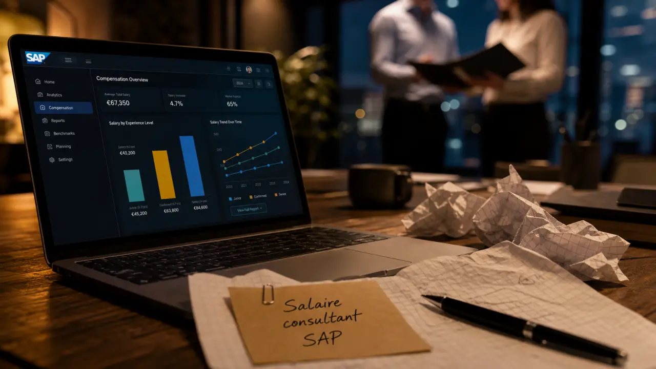 Consultant SAP salaire : fourchettes 35 000 à 80 000 €