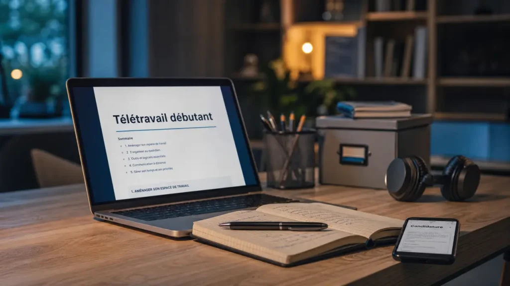Emploi télétravail sans expérience : candidature en ligne
