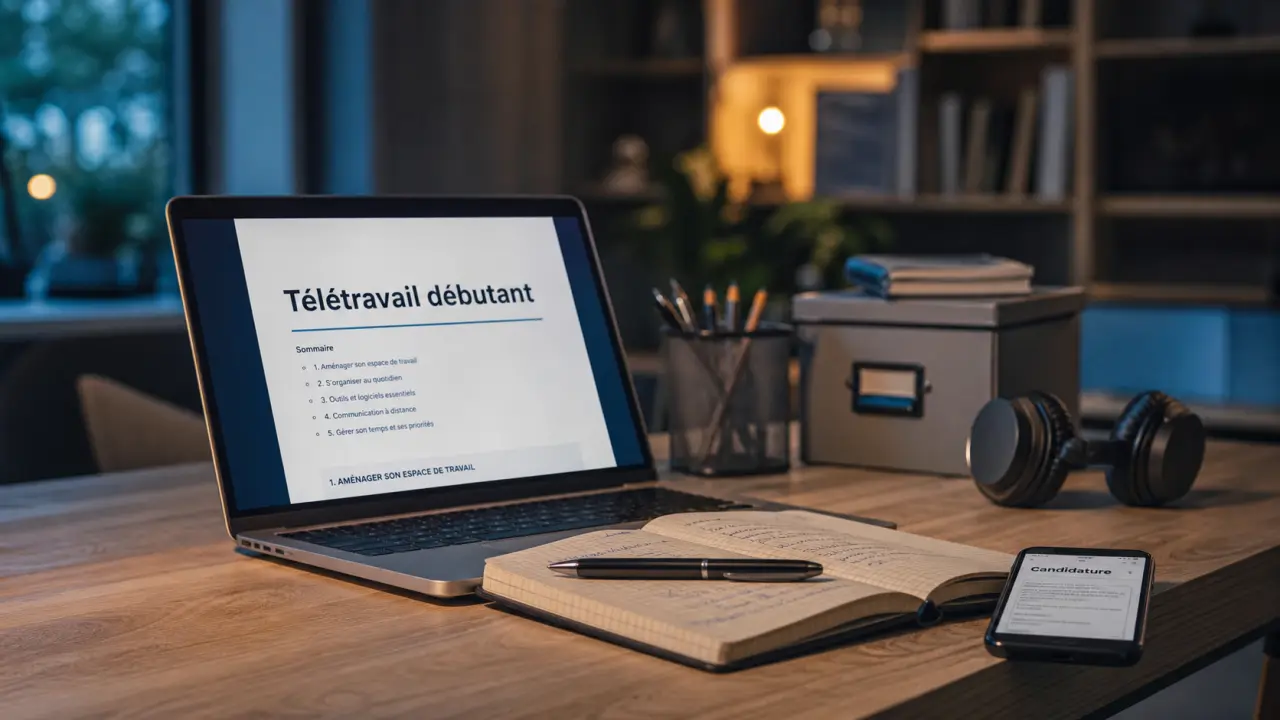 Emploi télétravail sans expérience : candidature en ligne