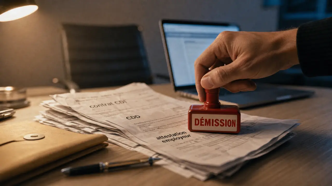 Quitter un cdi pour un cdd puis chômage : documents et démission