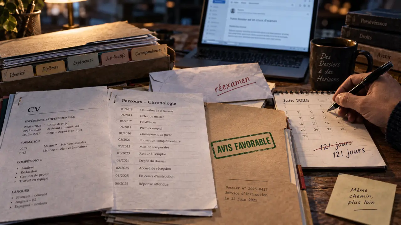 Commission paritaire pôle emploi avis favorable après démission, preuves et dossier
