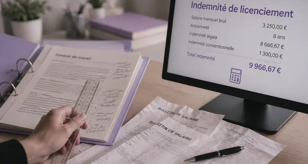 Simulateur licenciement économique : calcul indemnités de licenciement