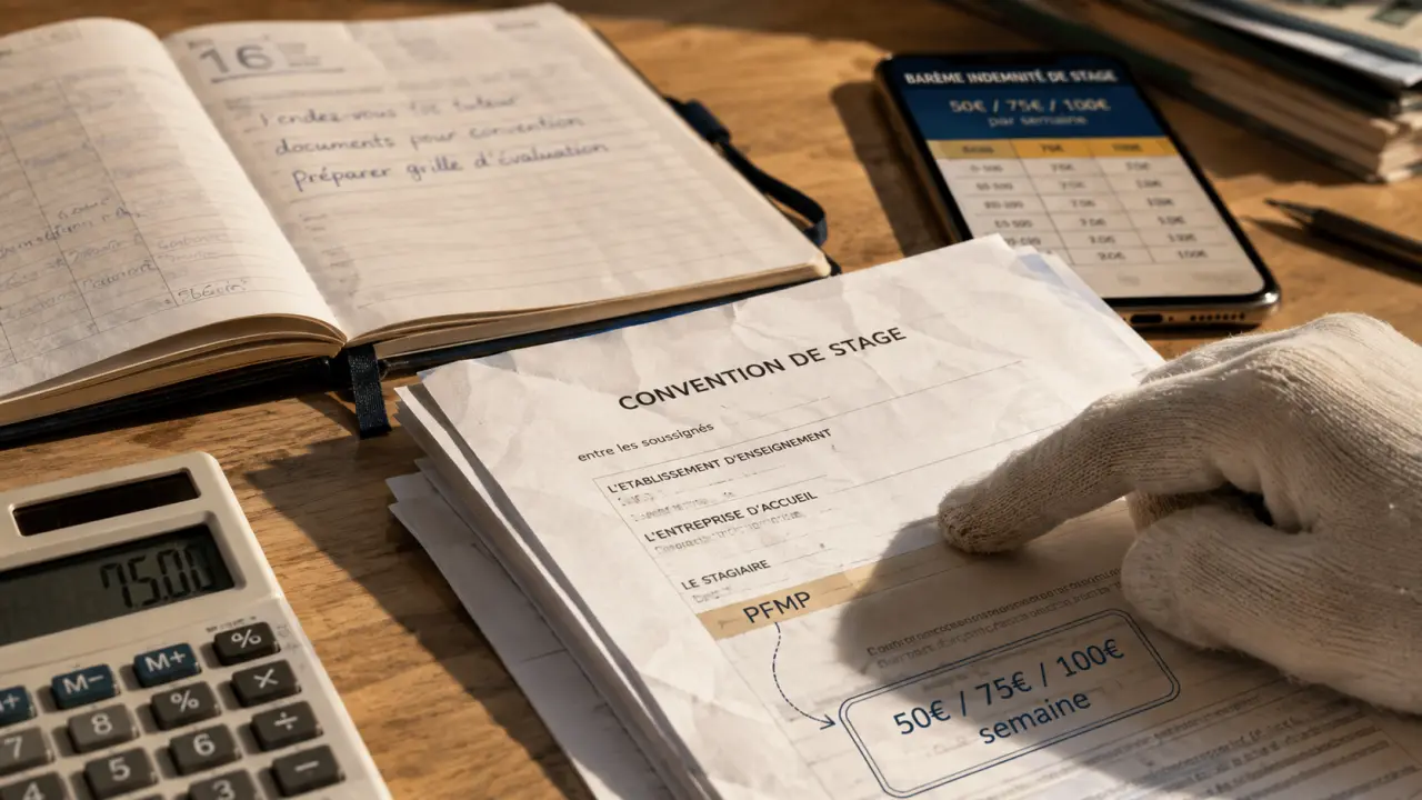 Stage rémunéré bac pro : à partir de quand toucher 50, 75, 100 € par semaine