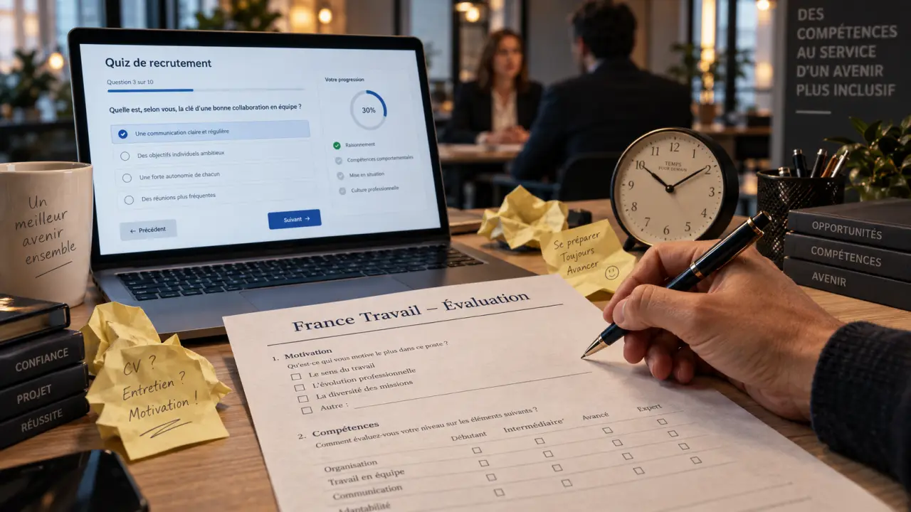 Test pour devenir conseiller pôle emploi : évaluation France Travail